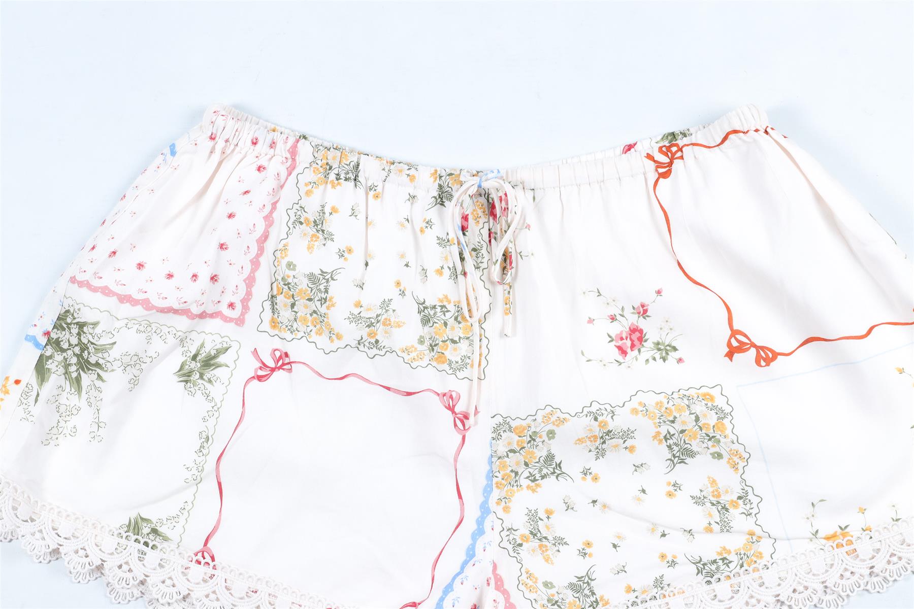 REFORMATION MULTI COTTON SHORTS SMALL