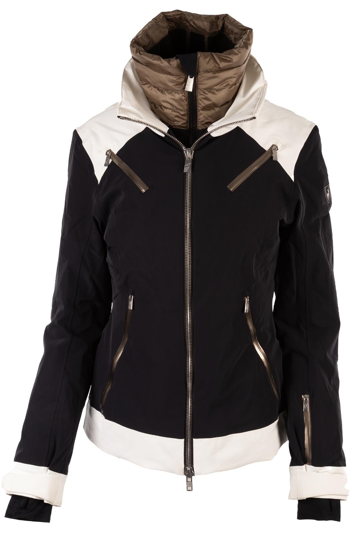 TONI SAILER BLACK SKI JACKET FR 36 UK 8