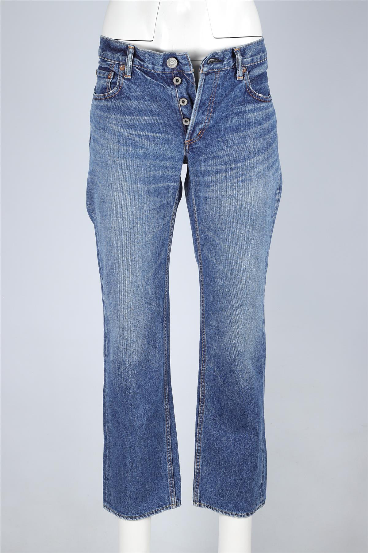 MOUSSY BLUE STRAIGHT LEG JEANS W26 UK 8