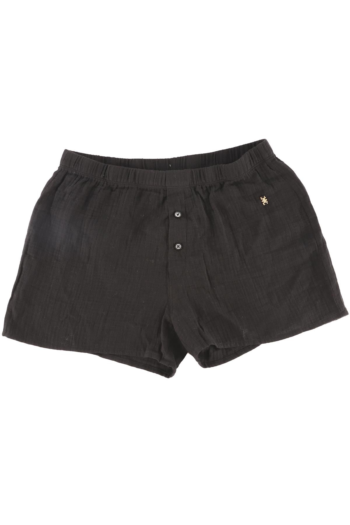 ETERNE BLACK COTTON SHORTS SMALL