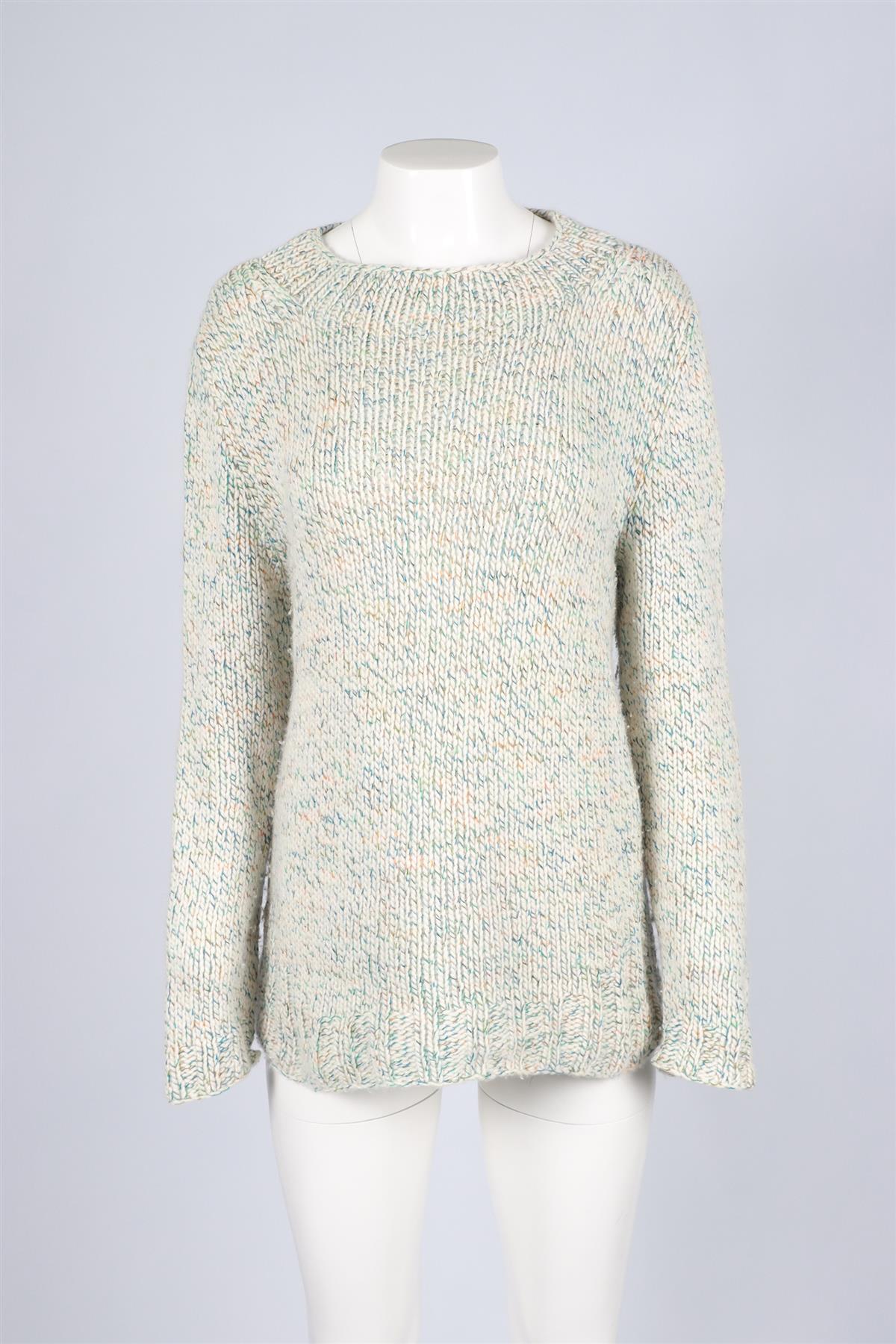 CHRISTINO FISSORE MULTI CASHMERE SWEATER LARGE