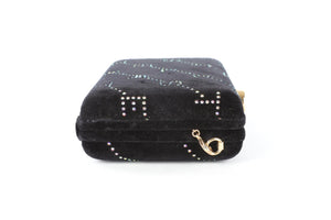 STELLA MCCARTNEY BLACK VELVET CLUTCH
