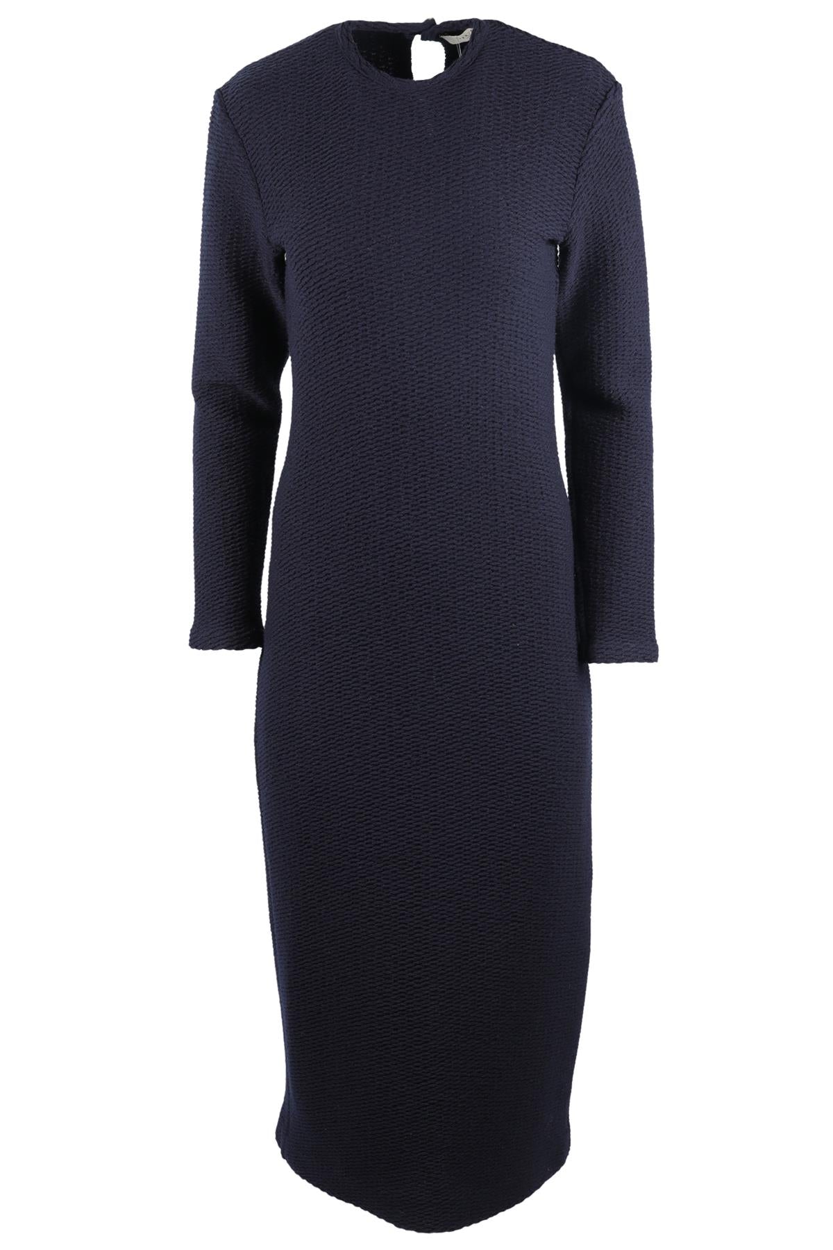 GIULIVA HERITAGE NAVY WOOL MAXI DRESS IT 38 UK 6