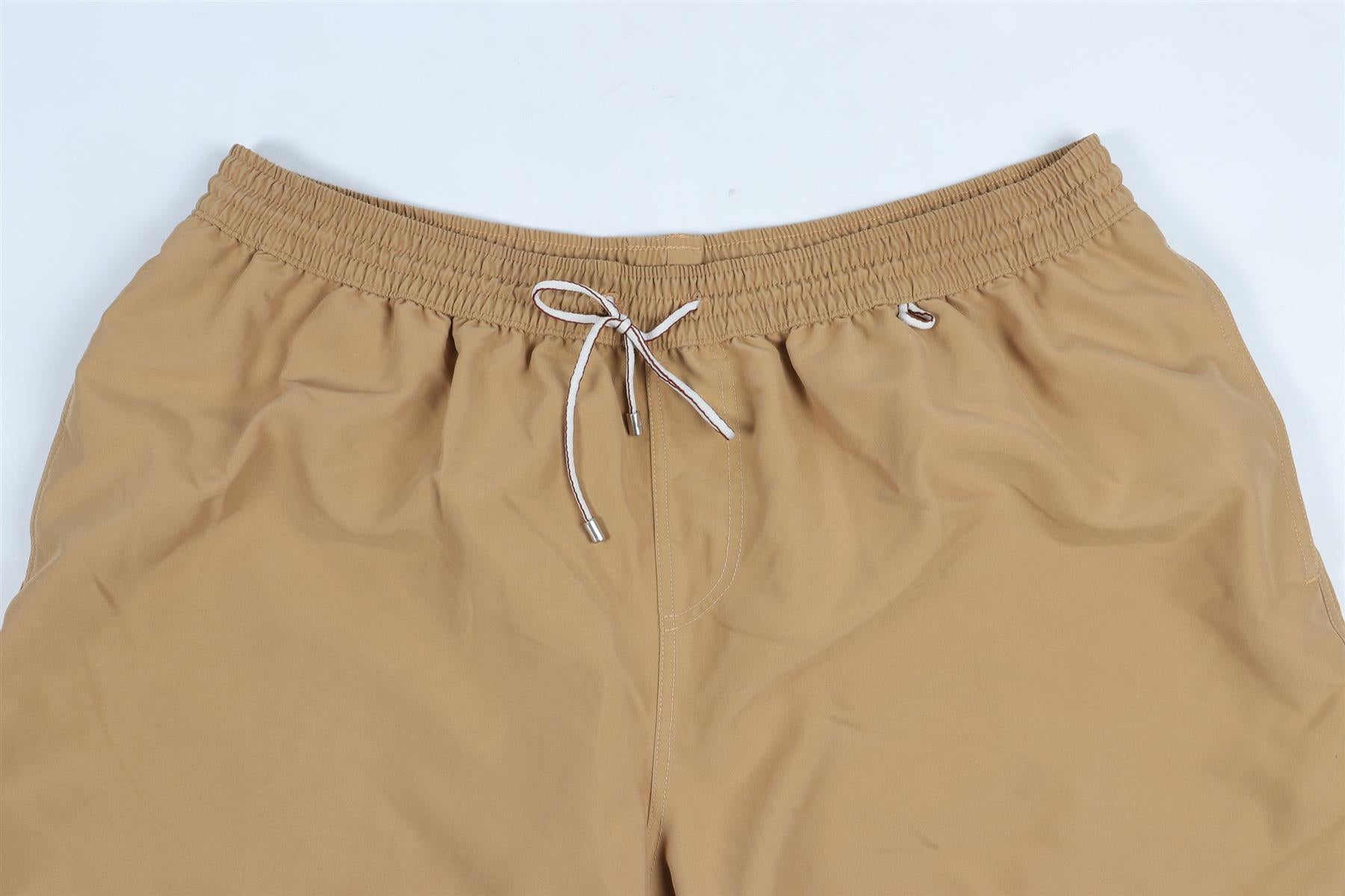 LORO PIANA BEIGE MEN'S SWIM SHORTS XXLARGE