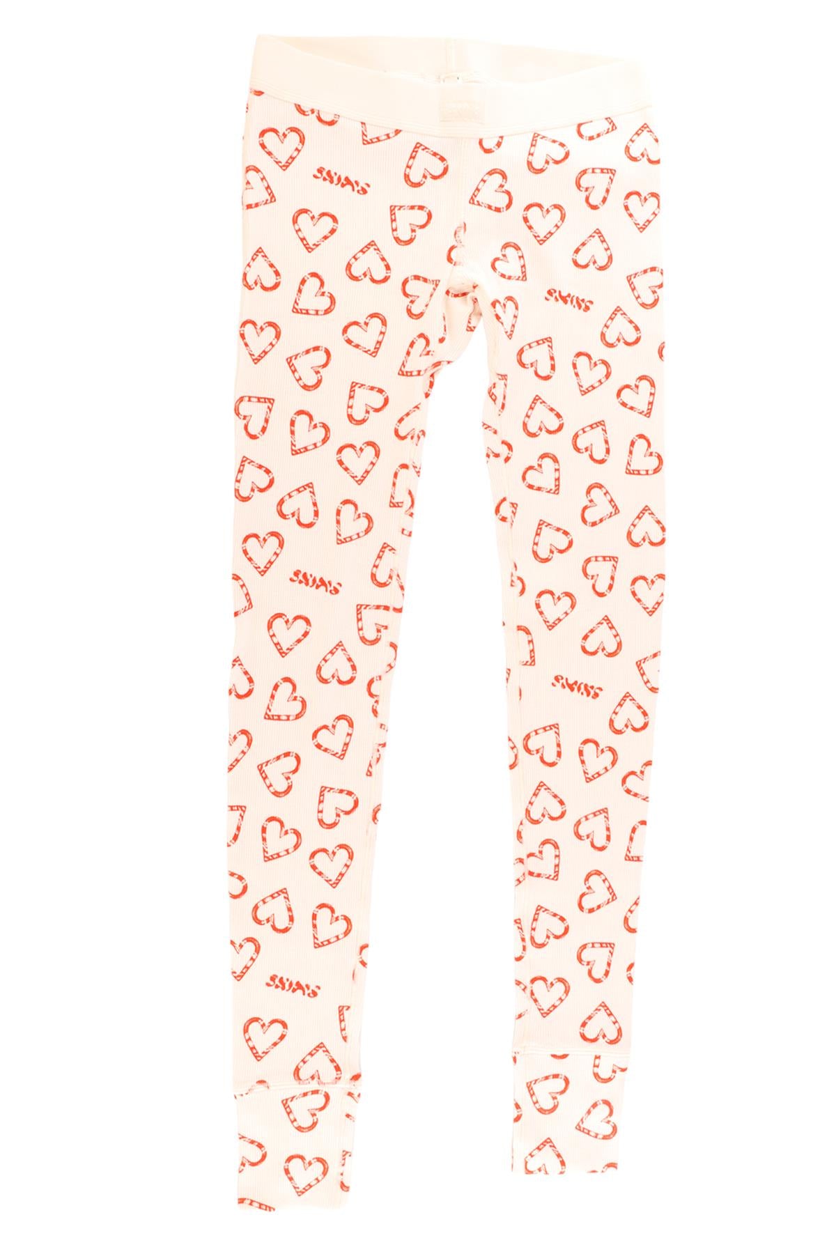 SKIMS CREAM COTTON LEGGINGS XXSMALL