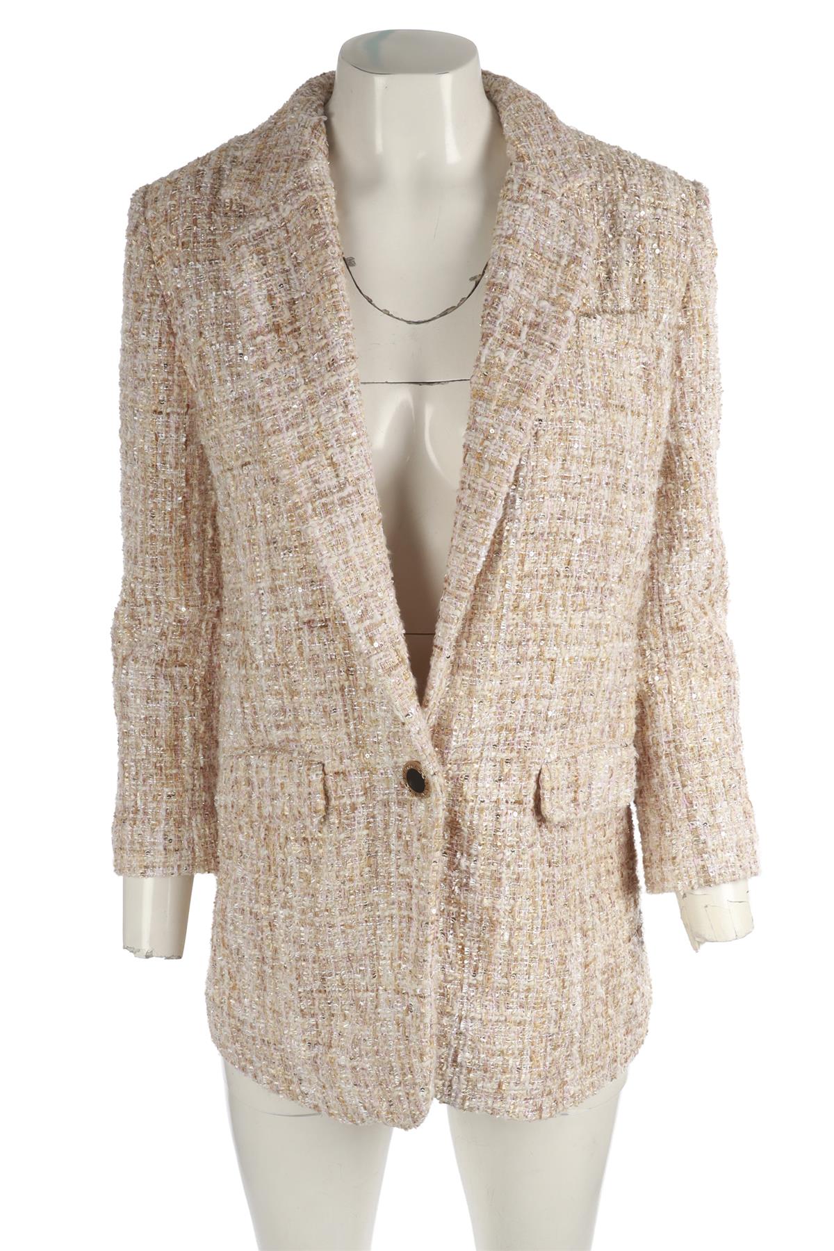 THE KOOPLES MULTI TWEED BLAZER XSMALL