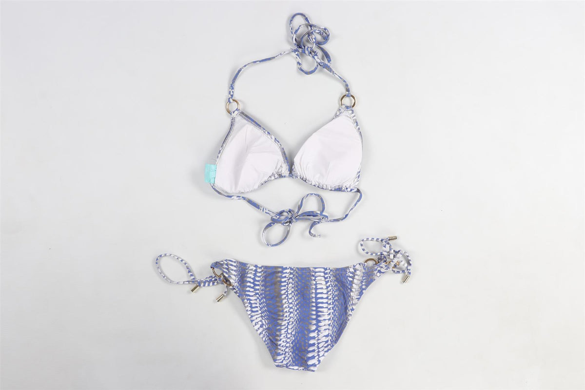 MELISSA ODABASH BLUE BIKINI UK 10-14