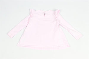 MONNALISA PINK AND WHITE KIDS GIRLS SET OF 3 COTTON TOPS 6 YEARS