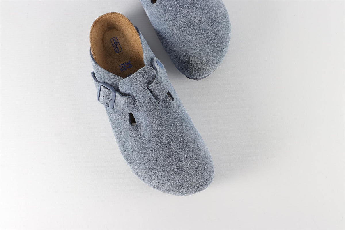 BIRKENSTOCK BLUE SUEDE MULES EU 39 UK 6 US 9