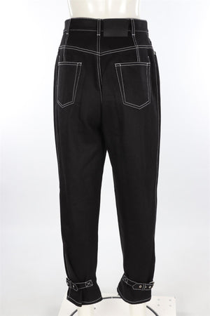 ALEXANDER MCQUEEN BLACK TAPERED JEANS W27 UK 8/10