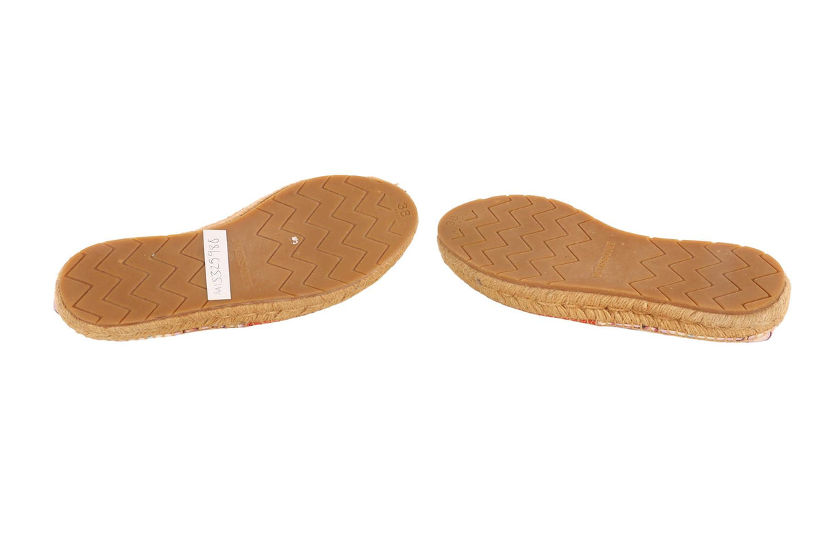 MISSONI MULTI CANVAS ESPADRILLES EU 38 UK 5
