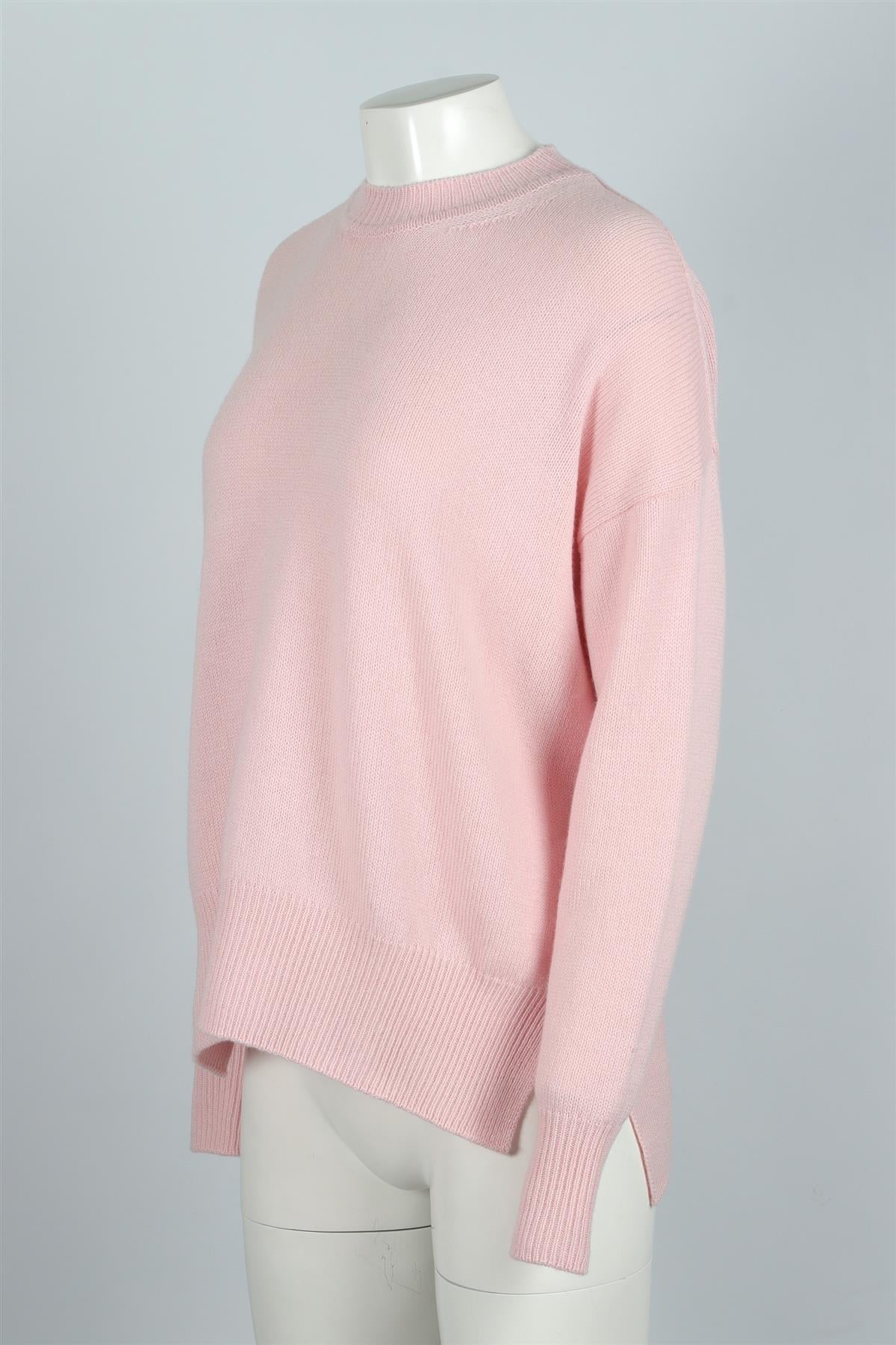 JIL SANDER PINK CASHMERE SWEATER FR 34 UK 6