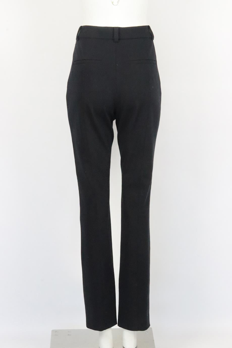 A.L.C. STRETCH TWILL STRAIGHT LEG PANTS US 10 UK 14