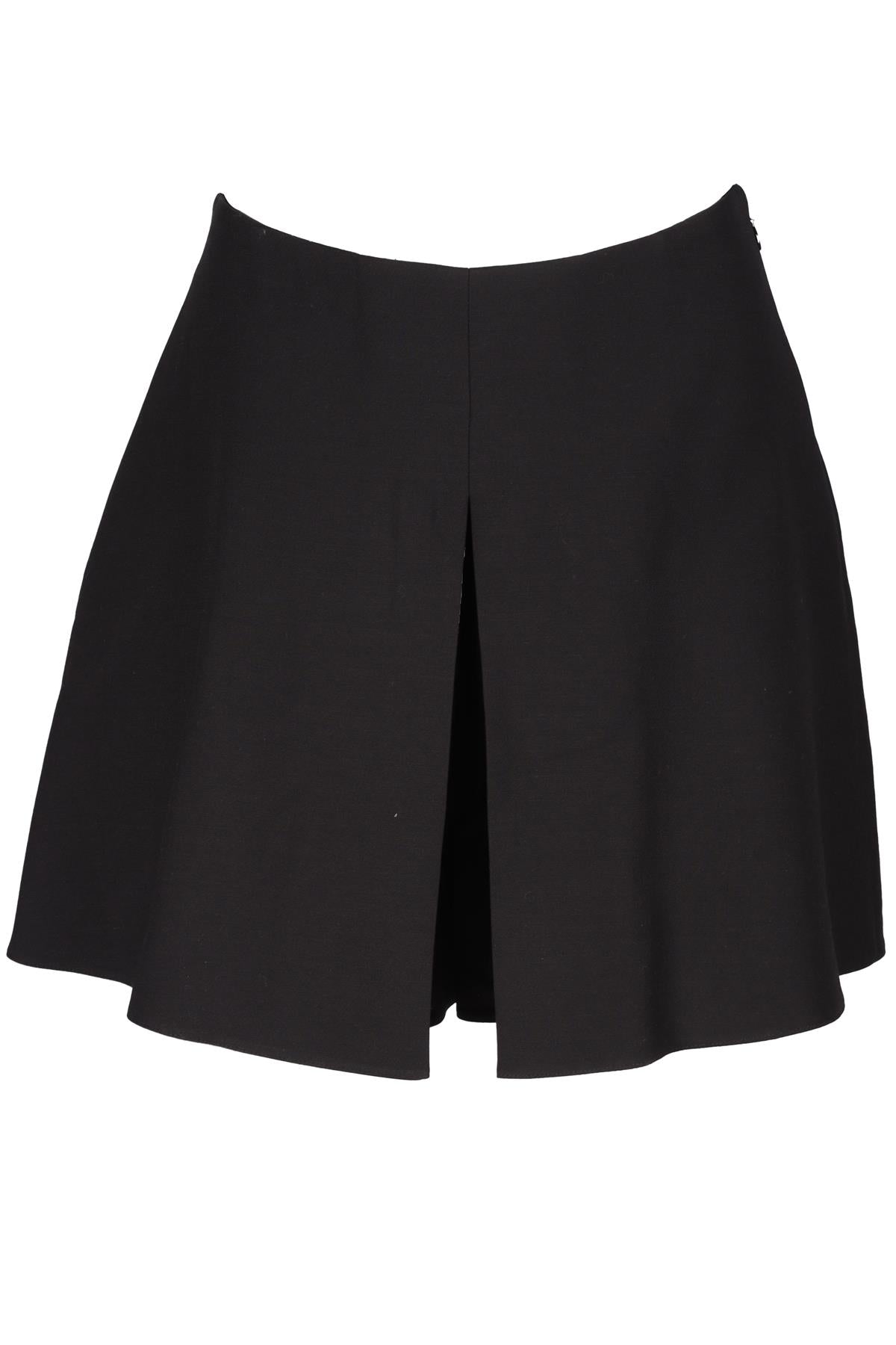 VALENTINO BLACK WOOL SHORTS IT 42 UK 10