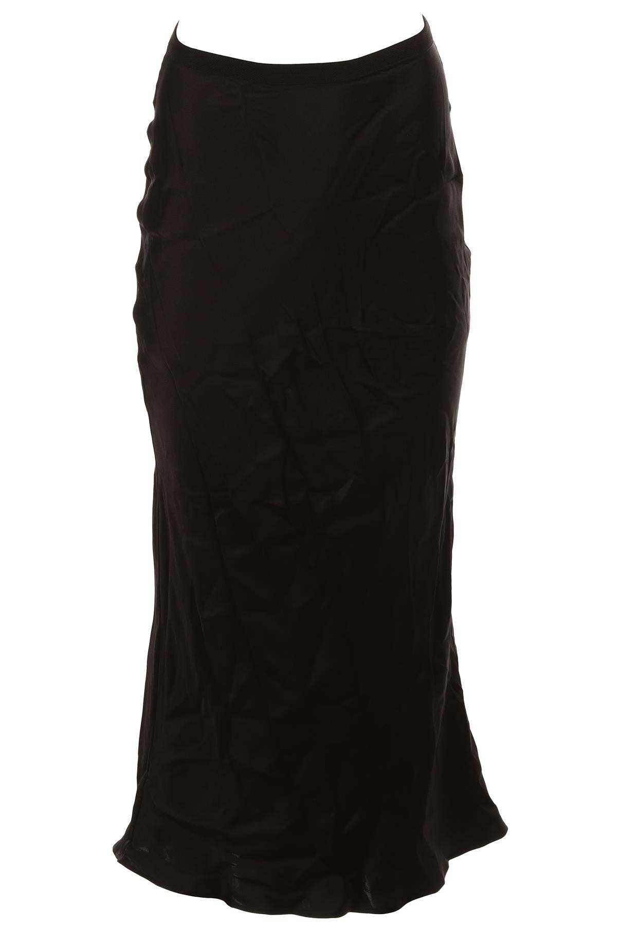 ANINE BING BLACK SILK MAXI SKIRT XXSMALL