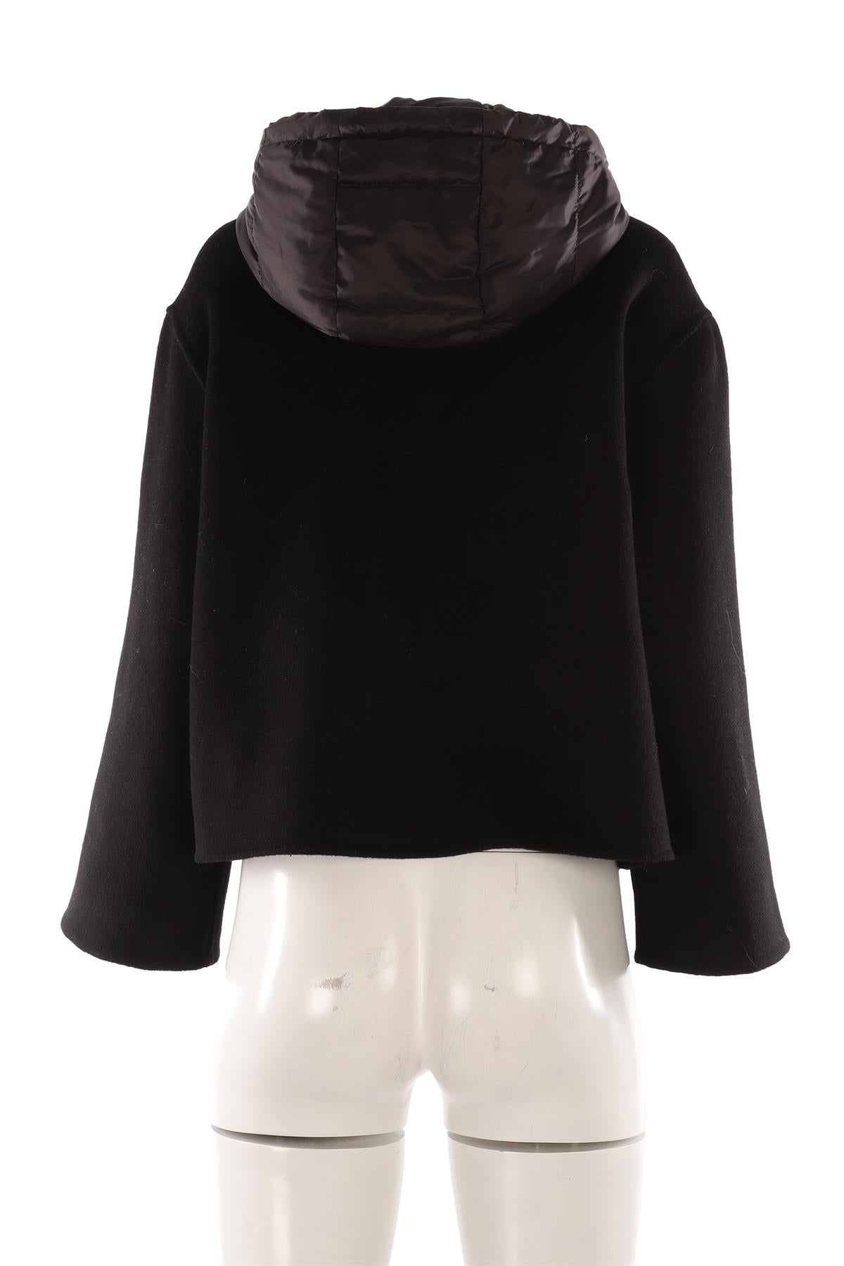 LOU ANDREA BLACK CASHMERE JACKET XLARGE