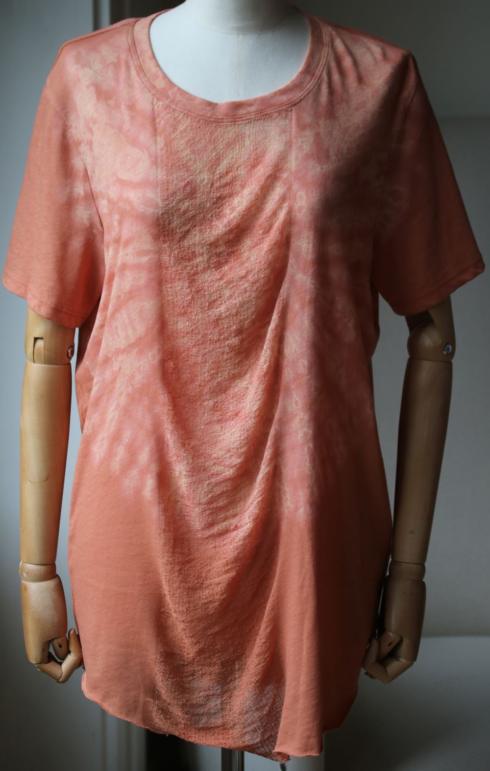 RAQUEL ALLEGRA MEN'S DISTRESSED TEE 1 UK 8