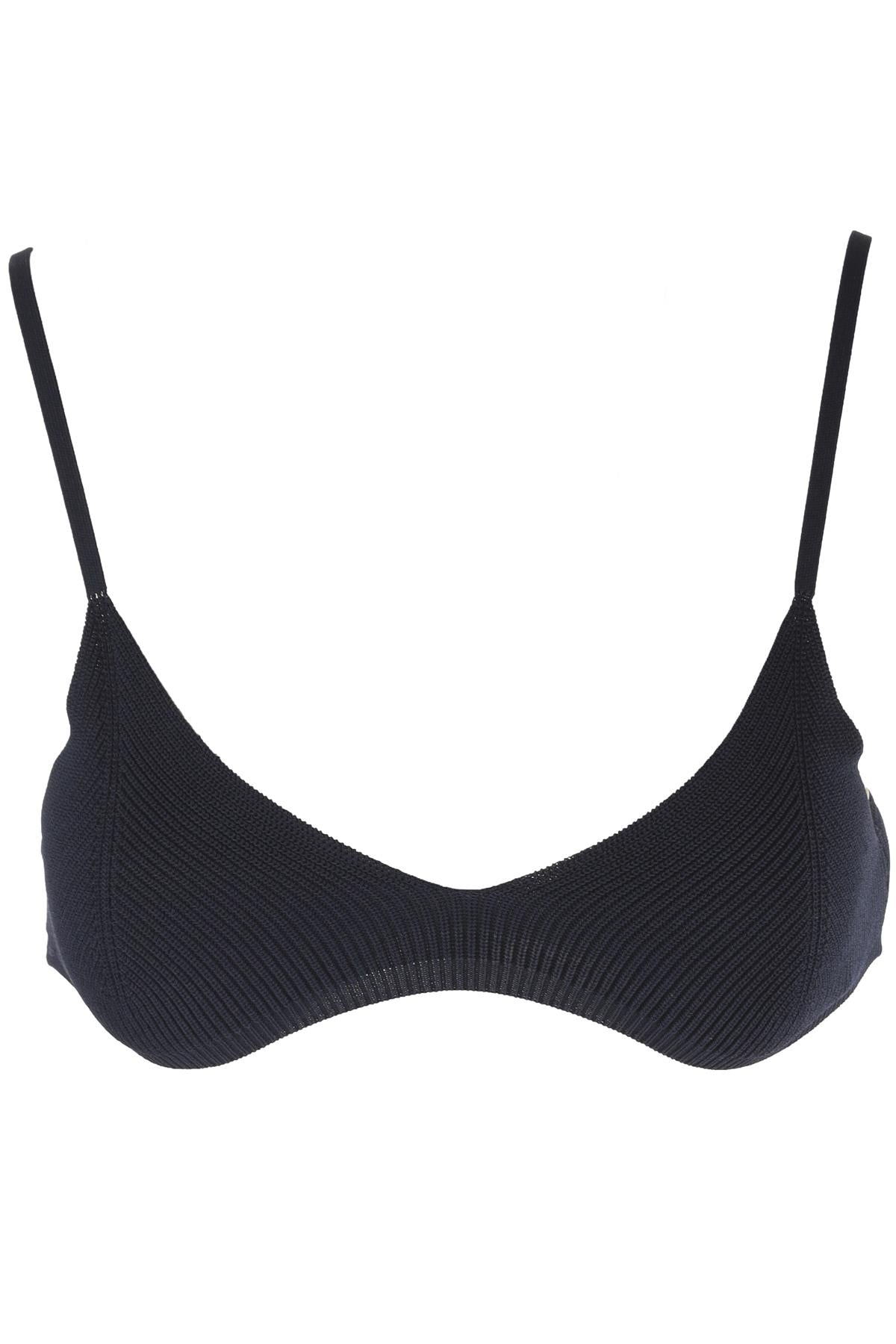 JACQUEMUS NAVY KNIT TOP MEDIUM