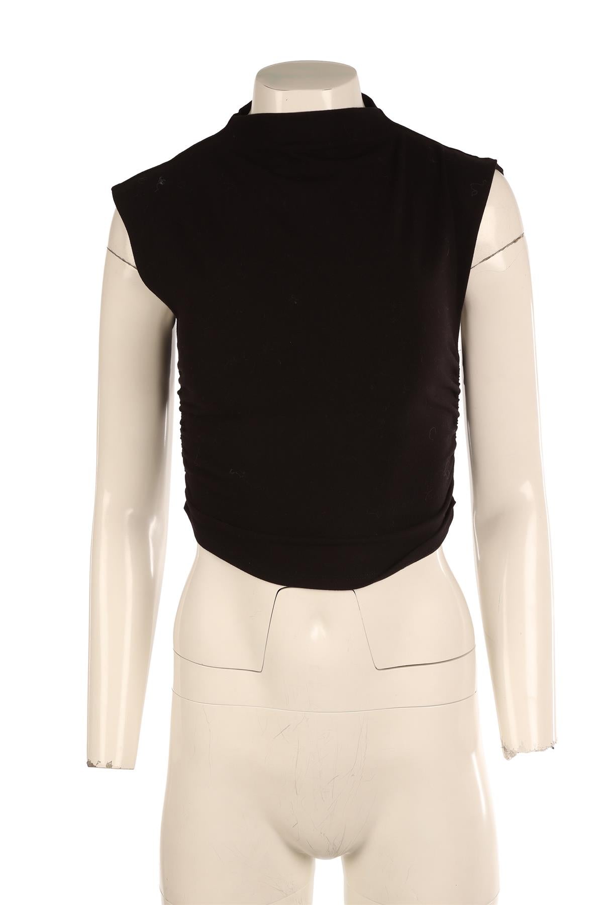 REFORMATION BLACK COTTON TOP SMALL