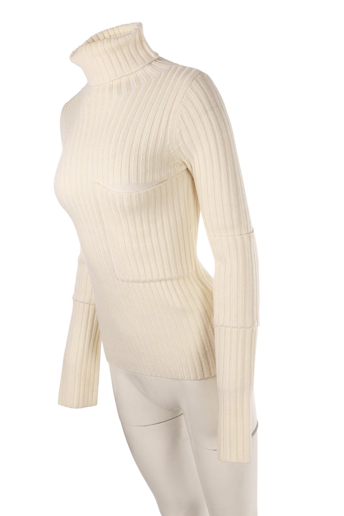 CREAM WOOL SWEATER