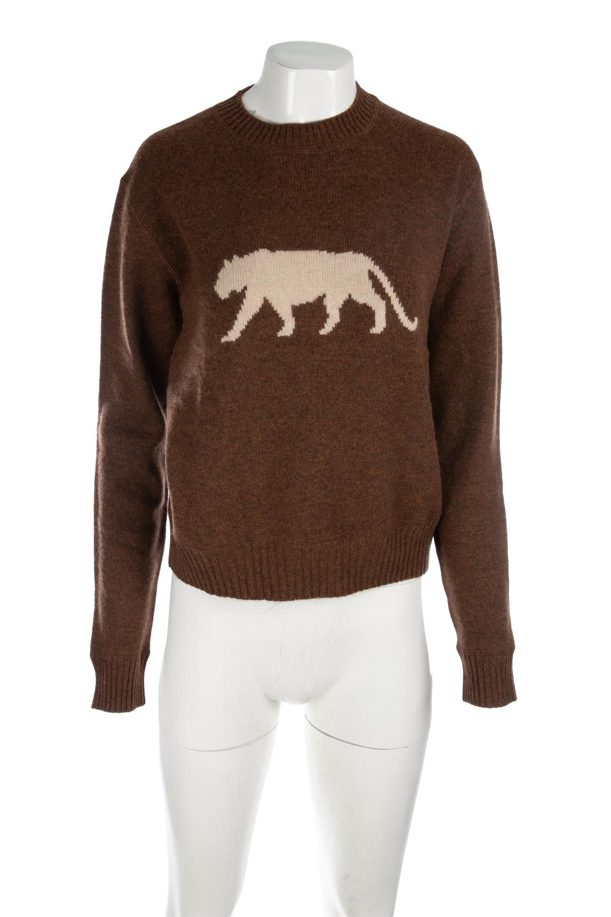 SABYASACHI BROWN CASHMERE SWEATER FR 38 UK 10 US 6 IT 42