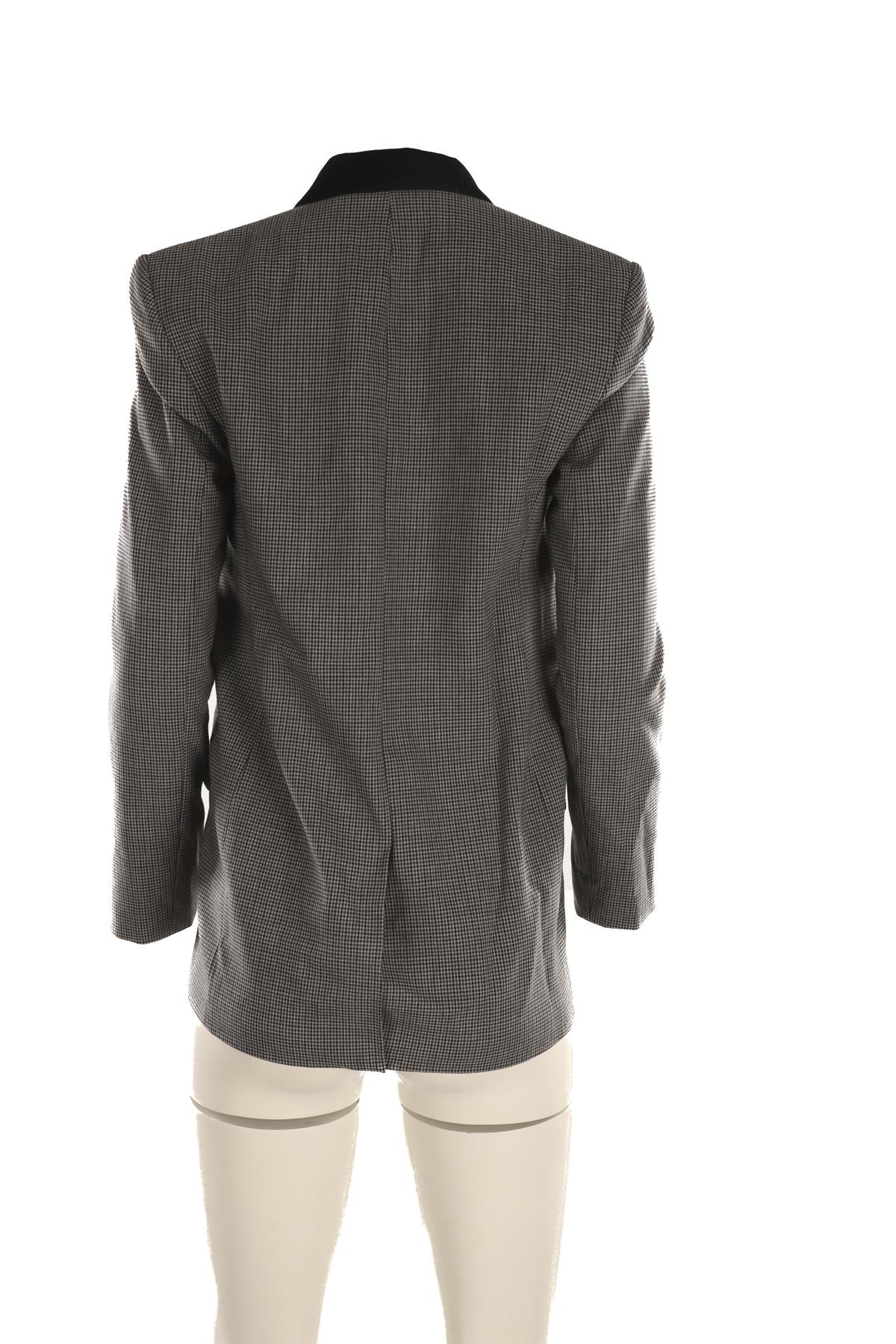 ALEXANDER WANG GREY WOOL BLAZER US 0 UK 4