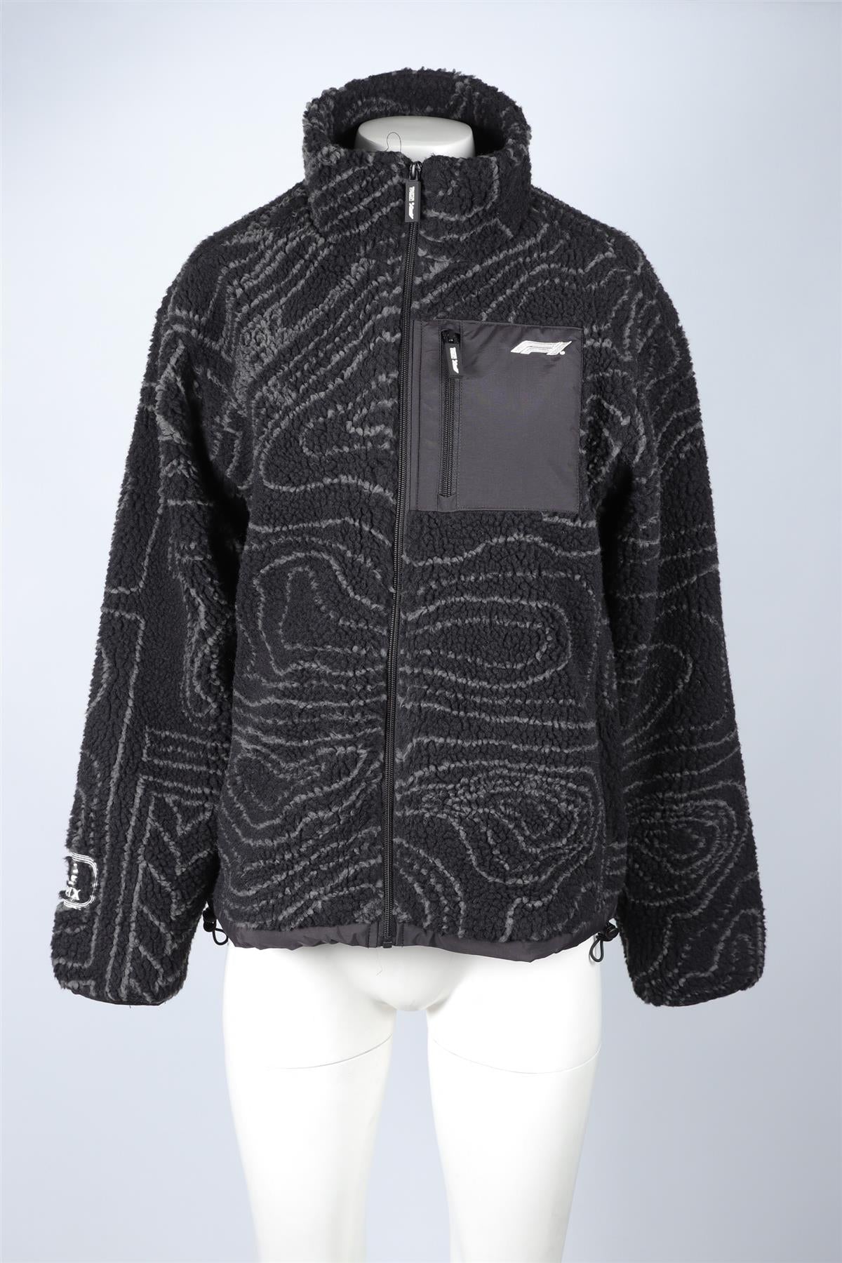 FORMULA 1 BLACK 2024 LAS VEGAS GRAND PRIX FLEECE JACKET MEDIUM