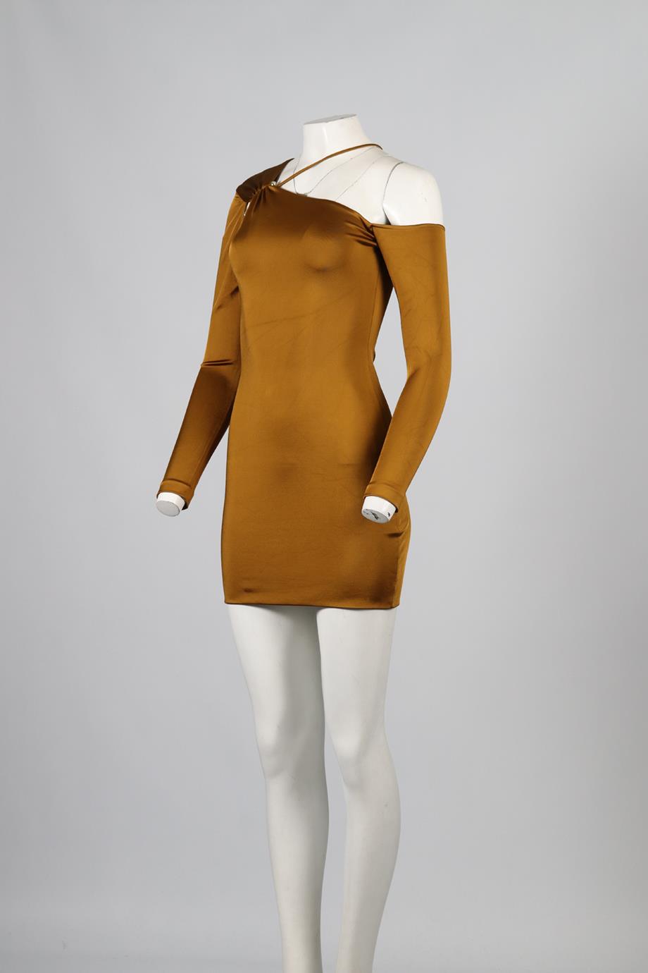 CUSHNIE ET OCHS JERSEY MINI DRESS US 4 UK 8