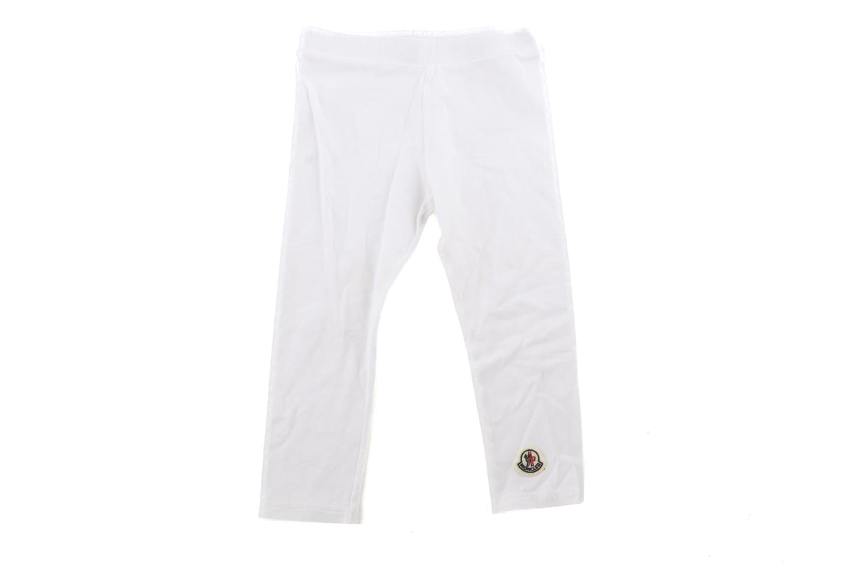MONCLER WHITE KIDS GIRLS LEGGINGS 2 YEARS