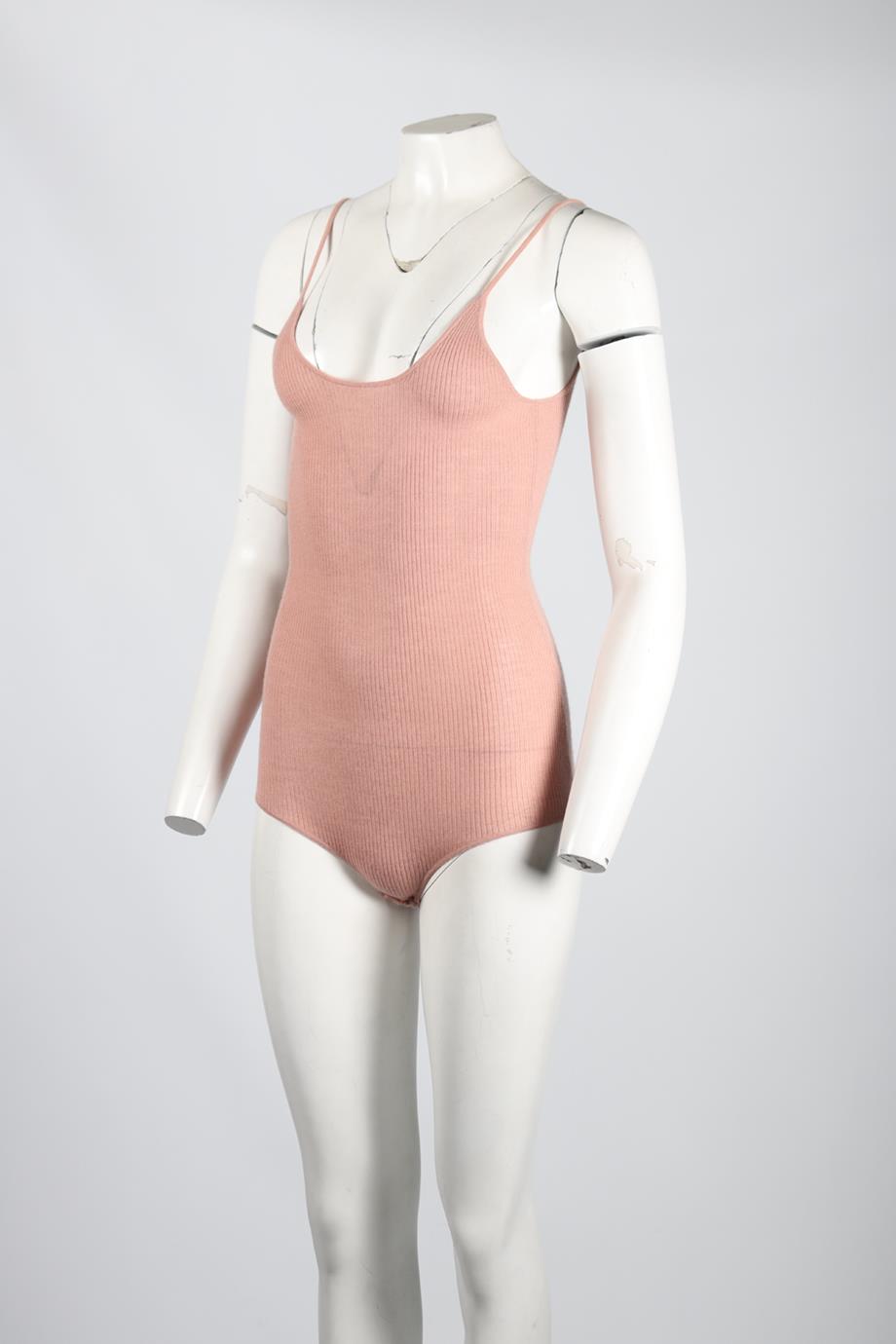 ULLA JOHNSON CASHMERE BODYSUIT SMALL