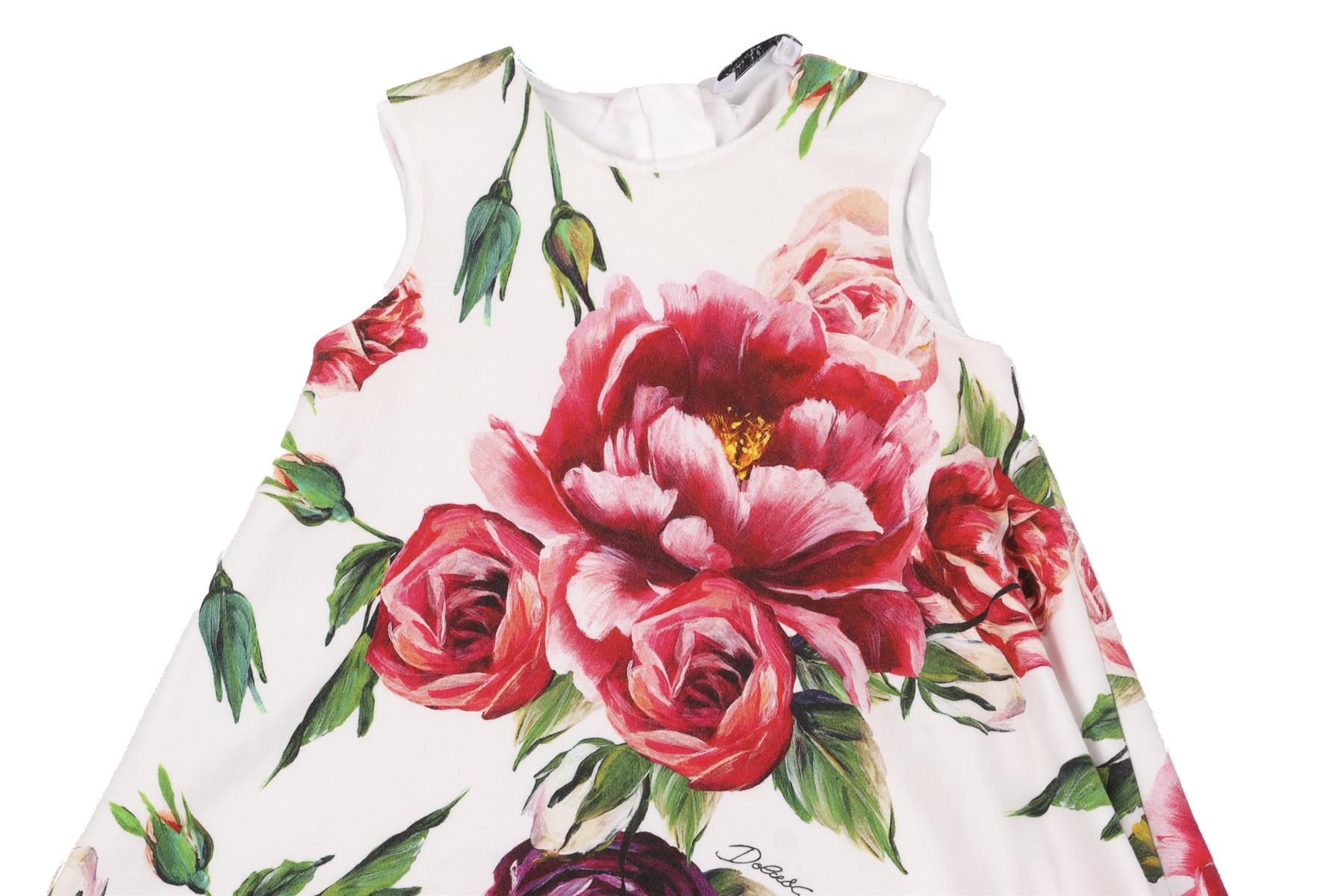 DOLCE & GABBANA PINK BABY GIRL DRESS AND BLOOMERS SET 12-18 MONTHS