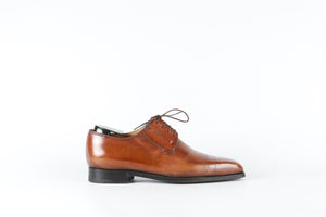 BERLUTI BROWN MEN'S LEATHER BROGUES EU 42 UK 8 US 9