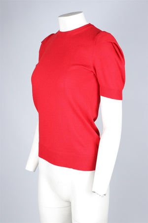 MIU MIU RED WOOL SWEATER IT 36 UK 4
