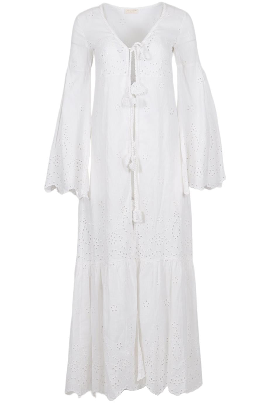 ANJUNA COTTON BLEND MAXI DRESS XSMALL