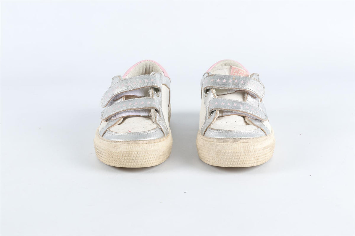 GOLDEN GOOSE DELUXE BRAND WHITE KIDS GIRLS SNEAKERS EU 27 UK 9 US 10