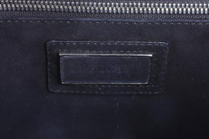 ROBERTO CAVALLI BLACK SUEDE CLUTCH