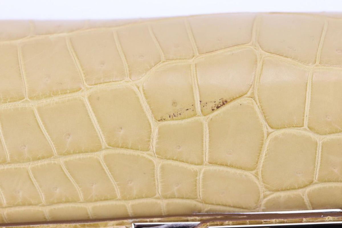 HERMÈS 2016 KELLY RETOURNE 35CM MATTE NILOTICUS CROCODILE LEATHER BAG