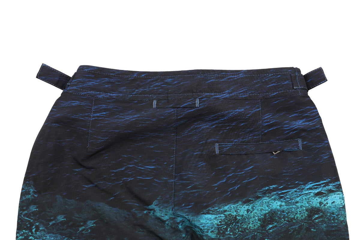 ORLEBAR BROWN BLUE KIDS BOYS SWIM SHORTS 8 YRS