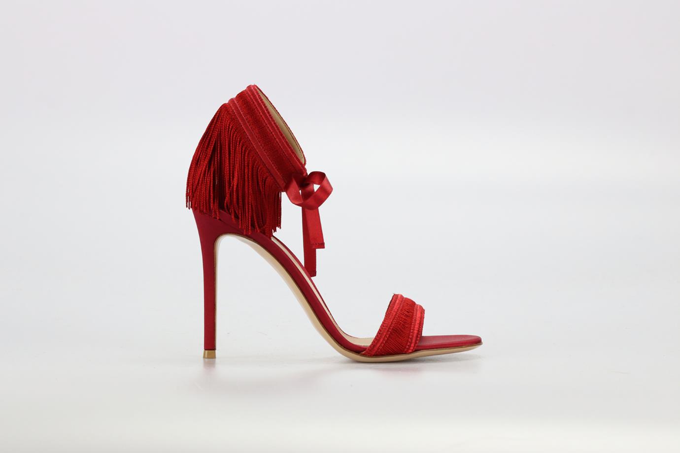 Zara 2024 fringe heels