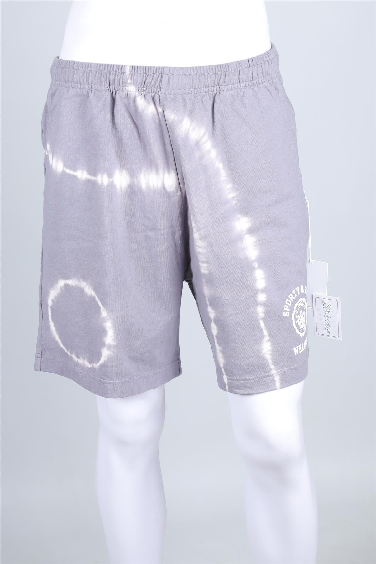 SPORTY & RICH GREY COTTON SHORTS LARGE