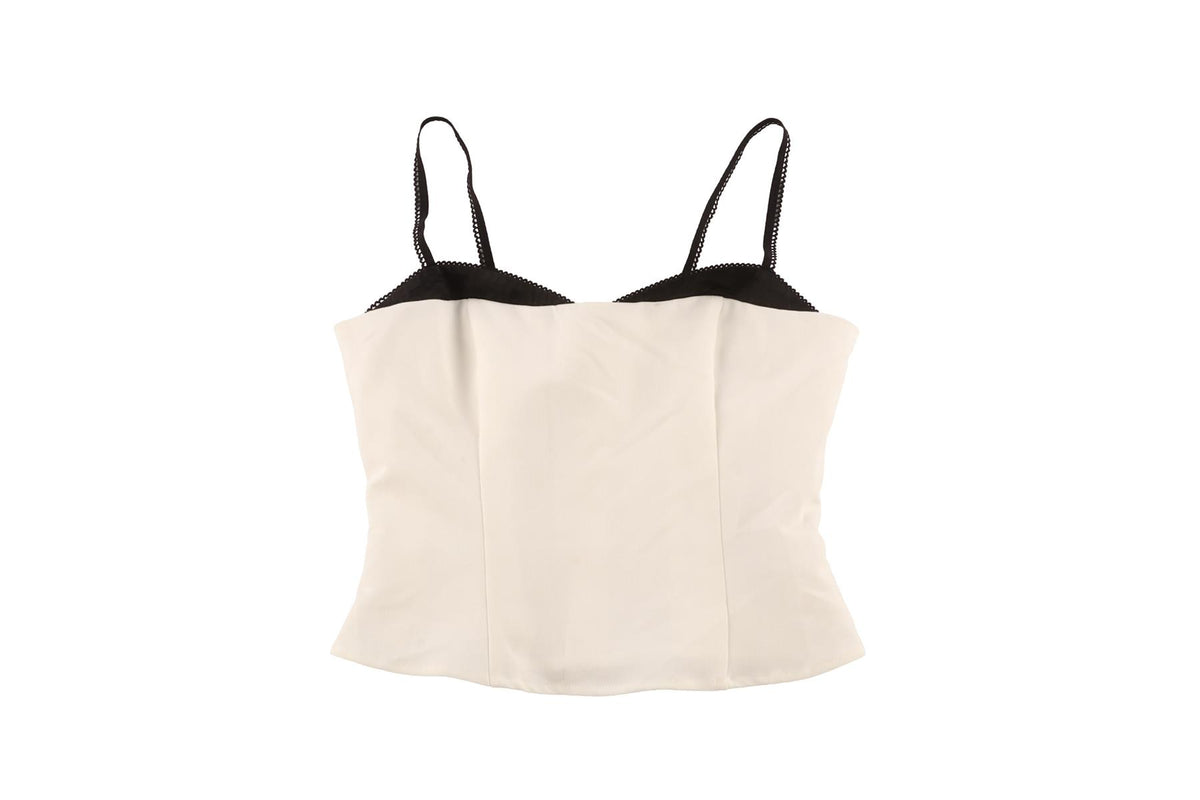 REFORMATION IVORY CREPE TOP US 2 UK 6