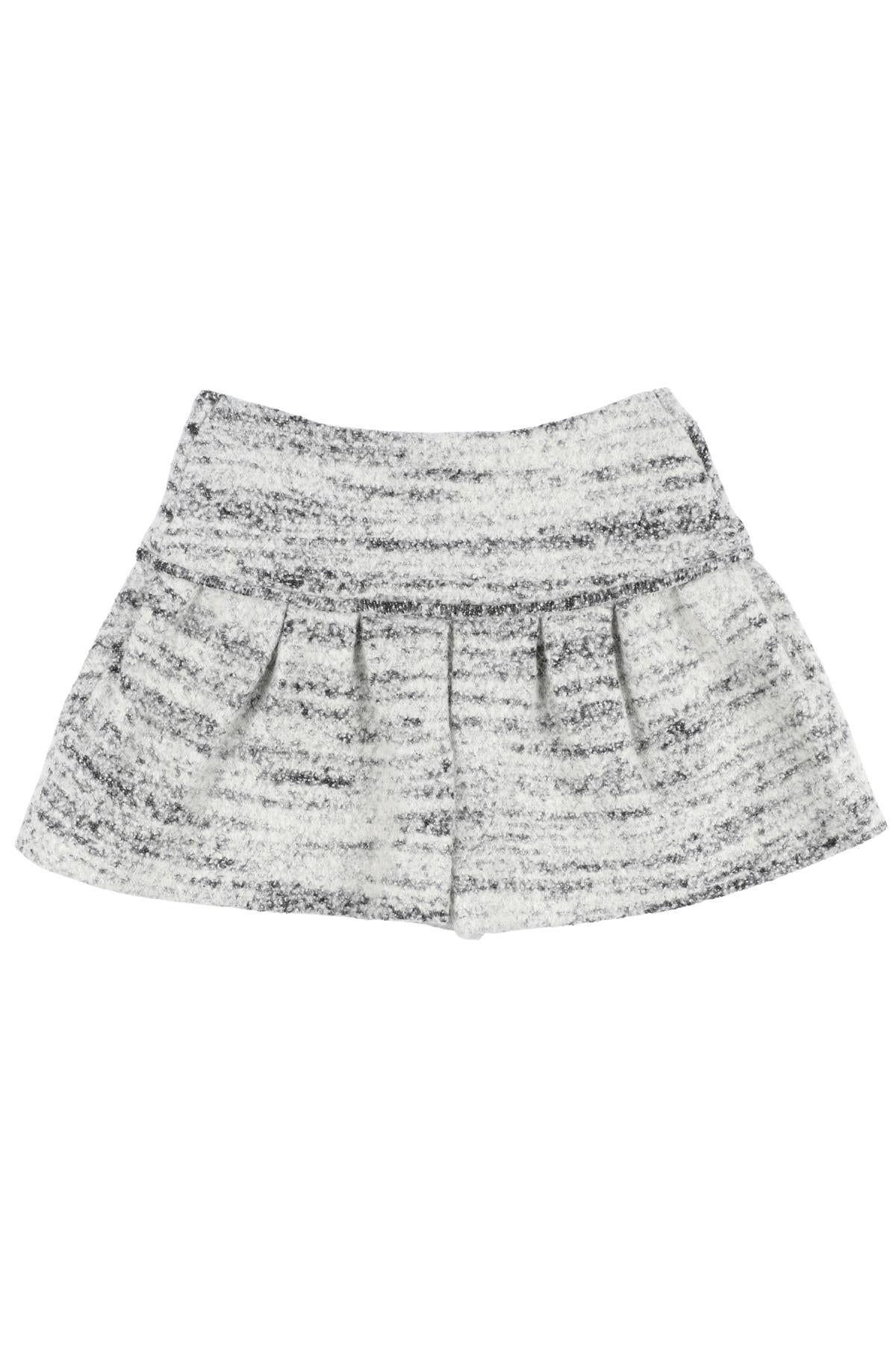 ISABEL MARANT GREY WOOL MINI SKIRT FR 36 UK 8