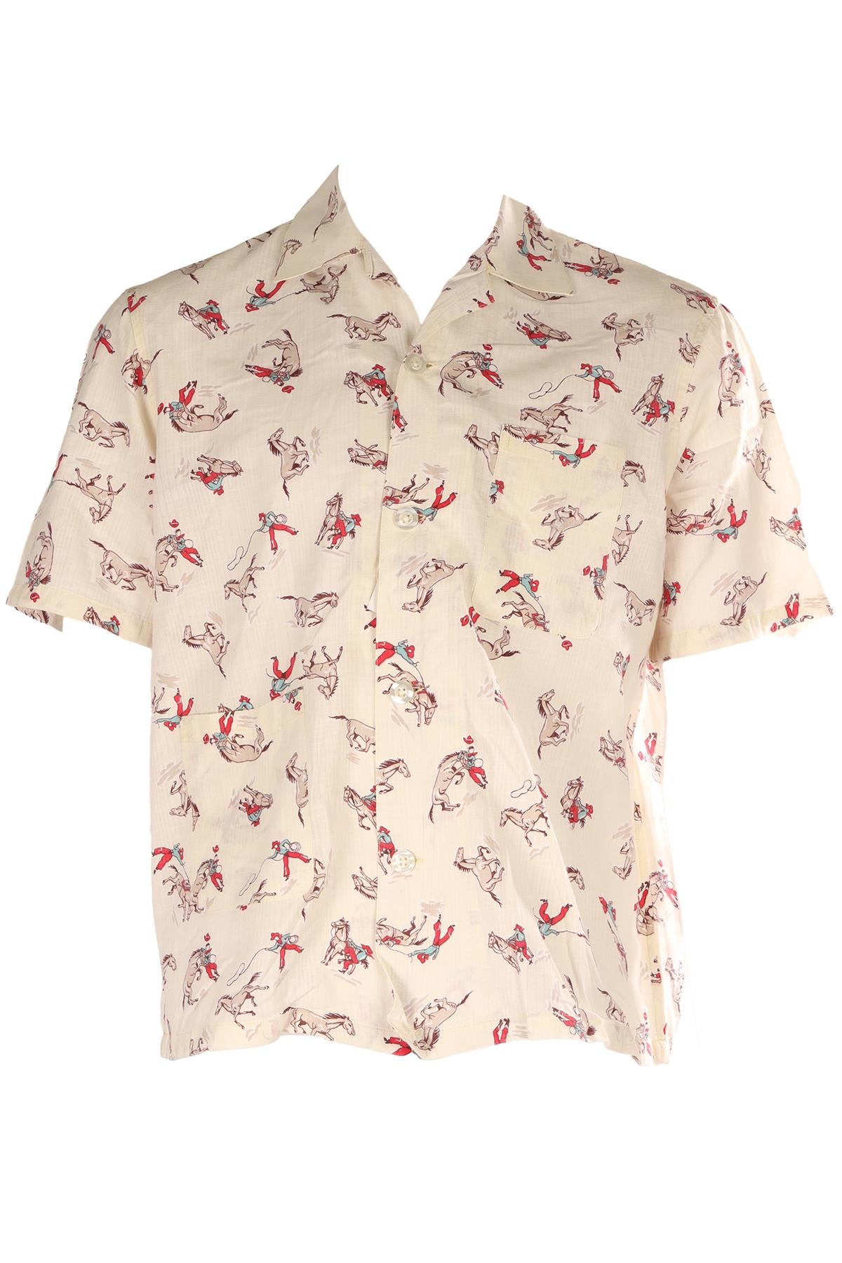 BODE MULTI MEN'S COTTON SHIRT SMALL/MEDIUM