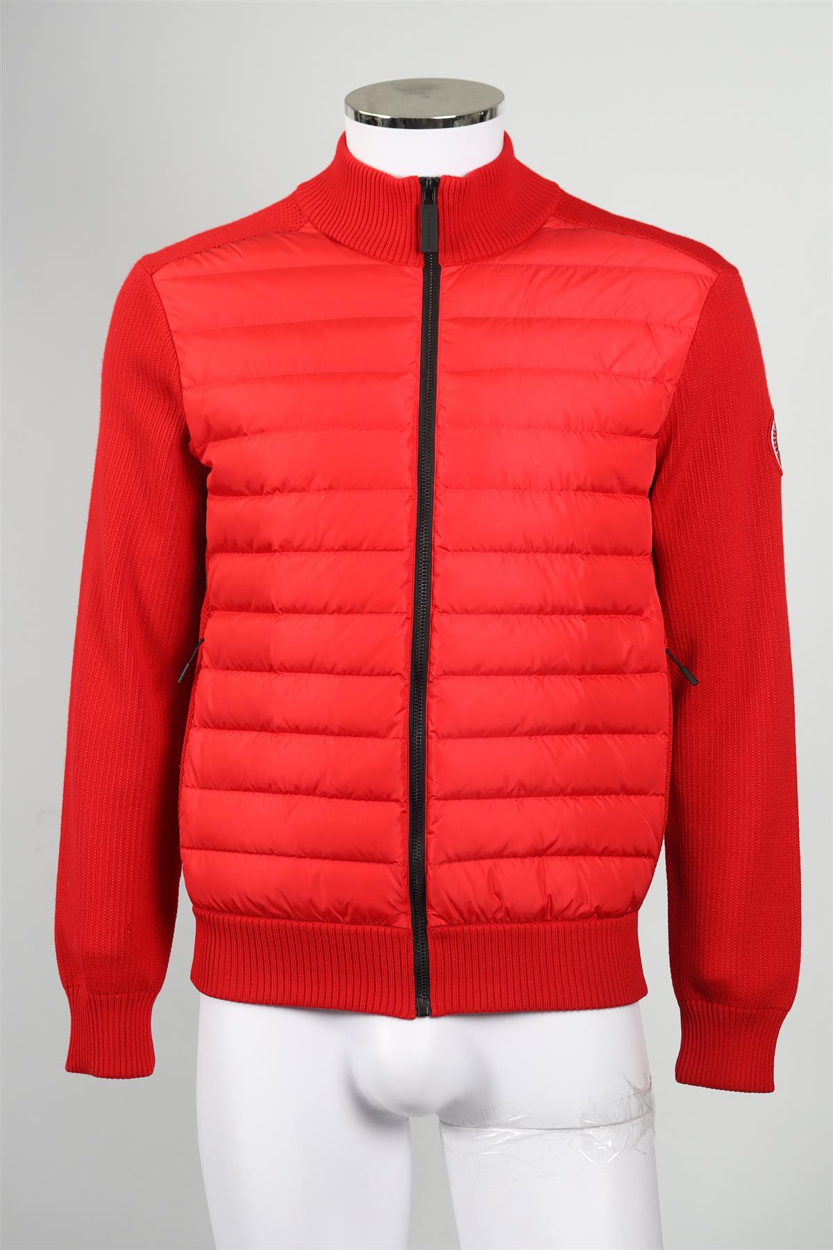 CANADA GOOSE MEN'S KNIT AND PADDED SHELL DOWN JACKET MEDIUM