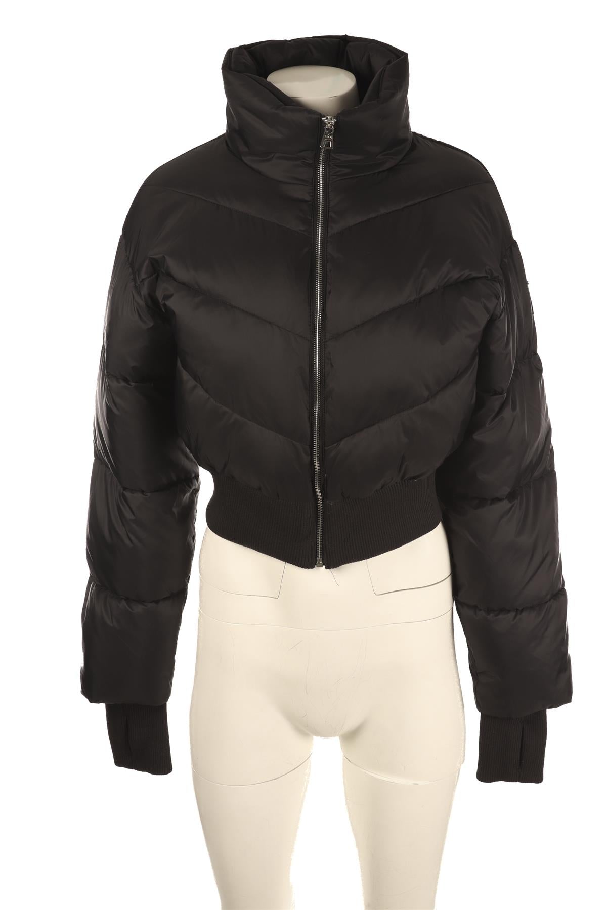 ALO YOGA BLACK PADDED SHELL JACKET SMALL