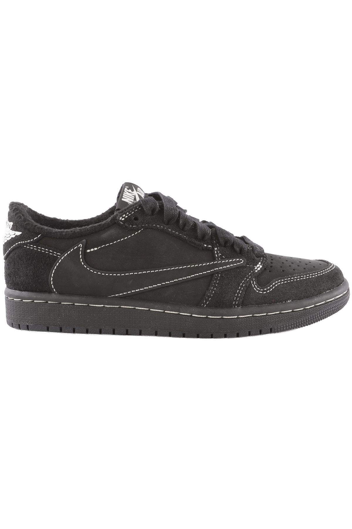 NIKE + TRAVIS SCOTT BLACK AIR JORDAN 1 BLACK PHANTOM SNEAKERS EU 36.5 UK 4 US 4.5