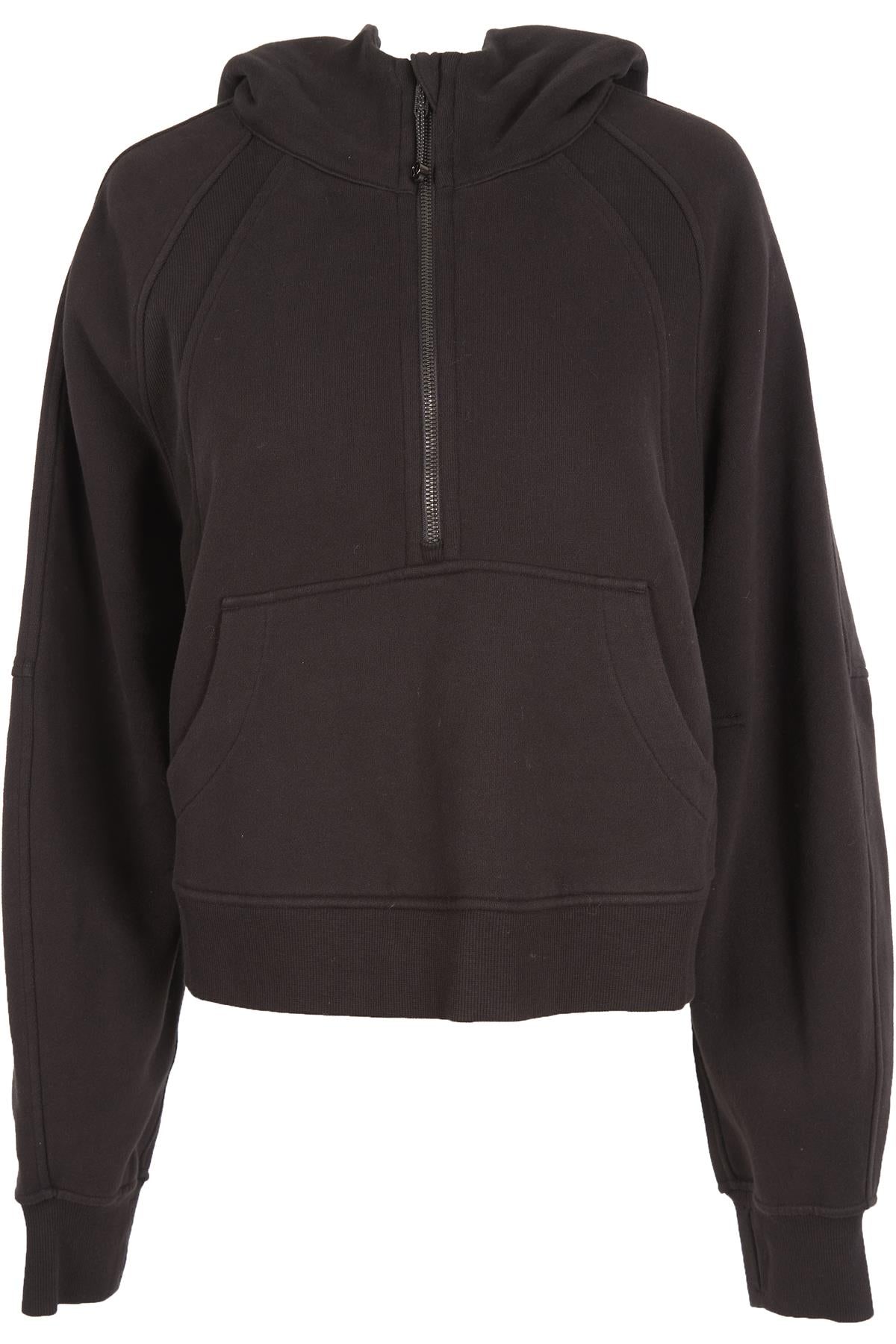 LULULEMON BLACK COTTON HOODIE MEDIUM/LARGE