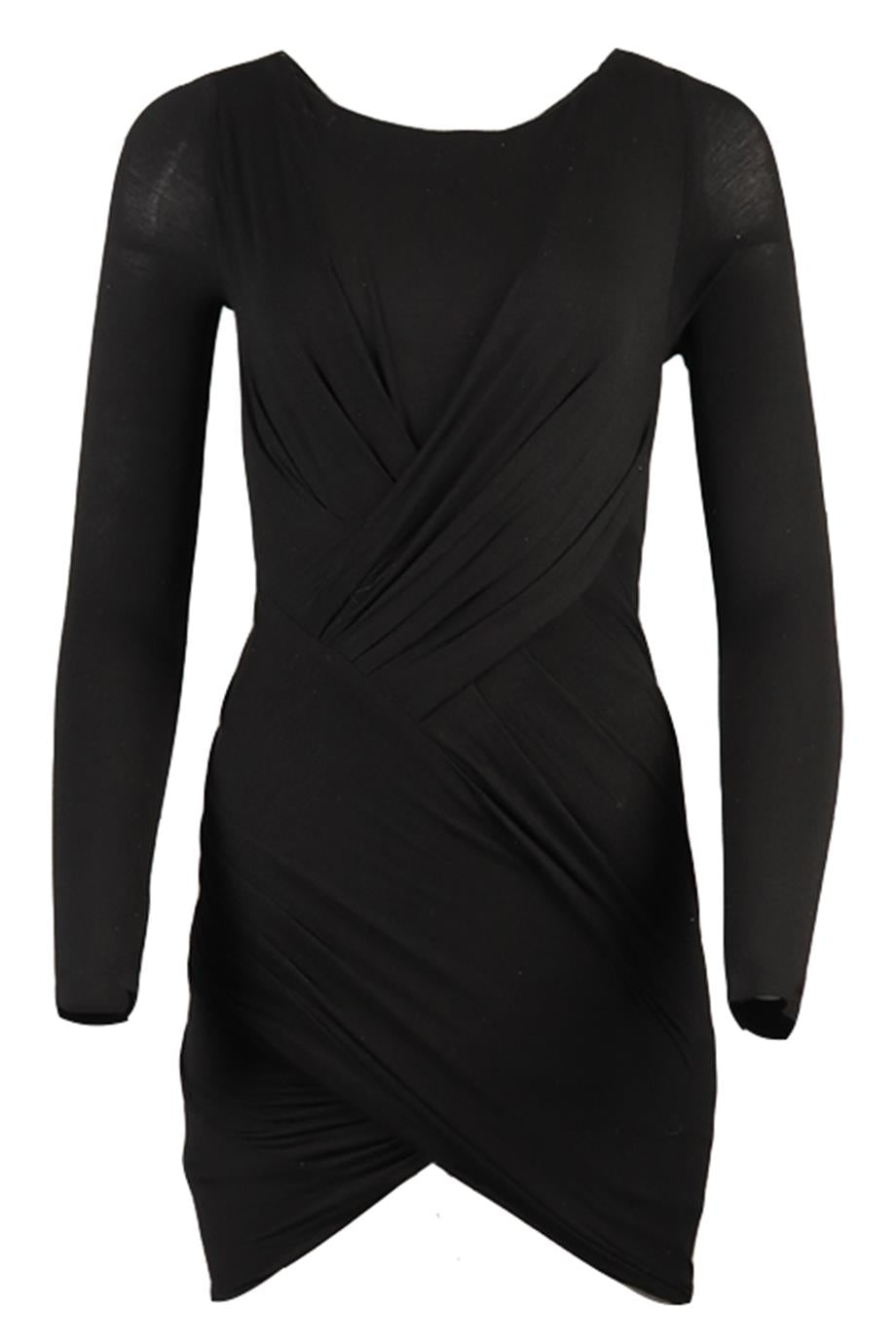 DONNA KAREN JERSEY MINI DRESS SMALL