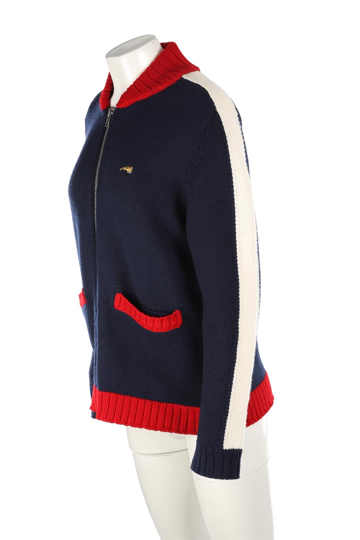 BELLA FREUD NAVY WOOL JACKET SMALL