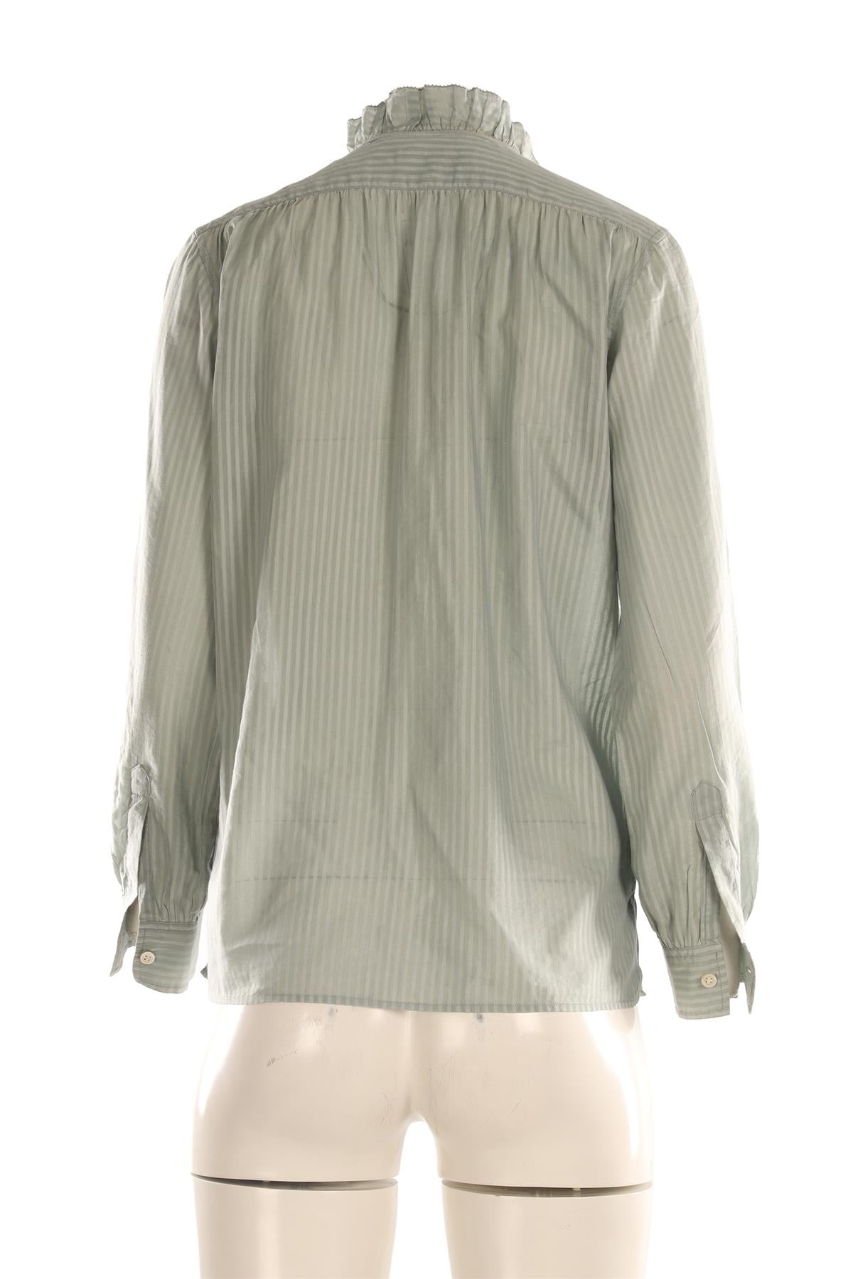 AIMÉ BLUE COTTON SHIRT FR 36 UK 8